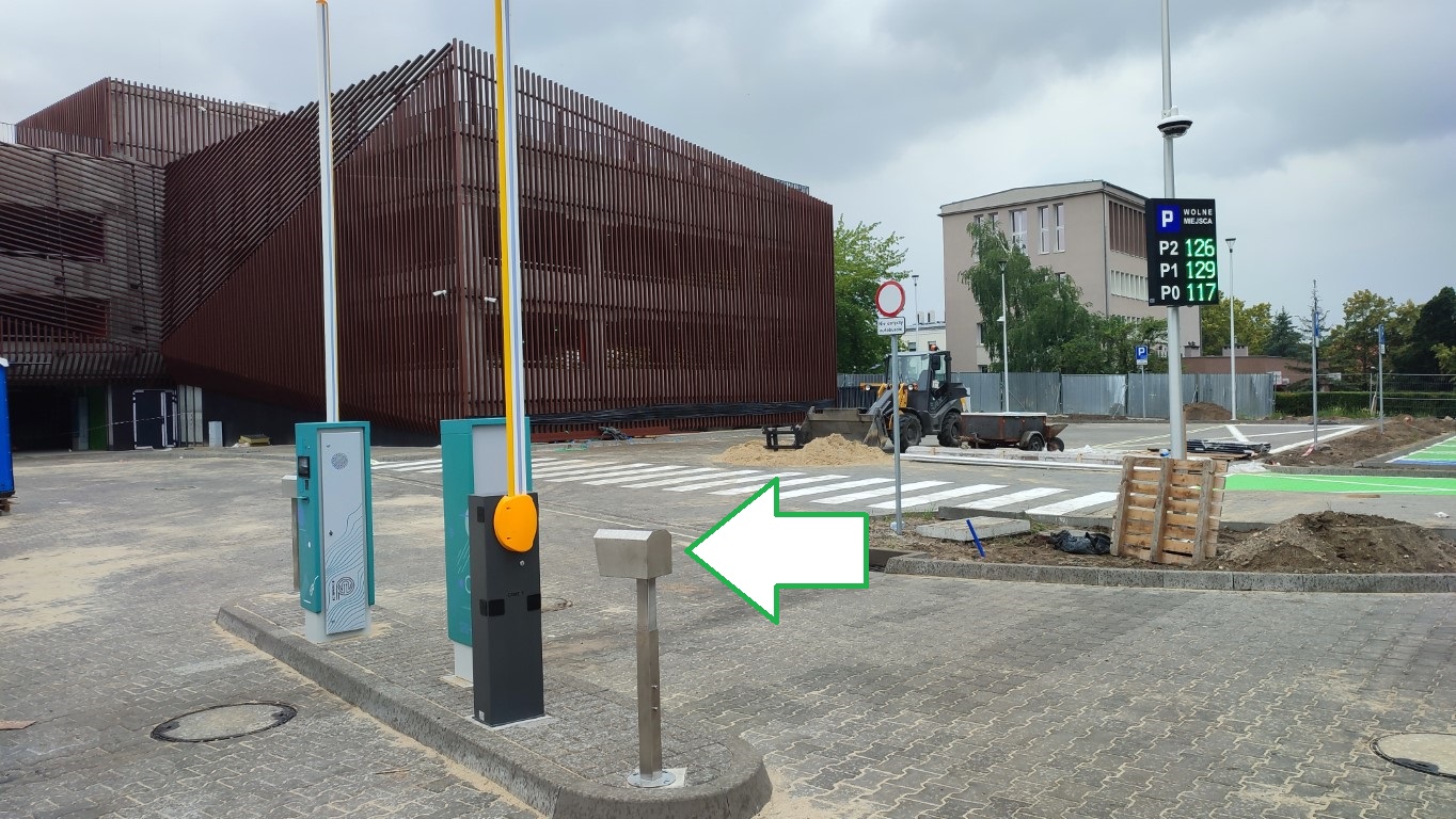 kamera lpr / anpr przy wjeździe na parking